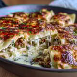 Dumpling Lasagna Skillet Turkey