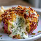 Funeral Potatoes Stuffed Peppers
