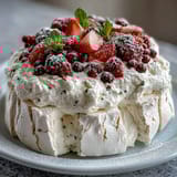 Mothers Day Pavlova Mixed Berries