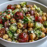 Cold Chickpea Lemon Herbs