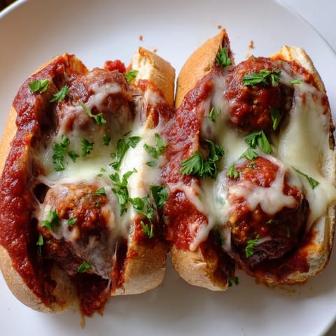 Hearty Meatball Sub Sandwich