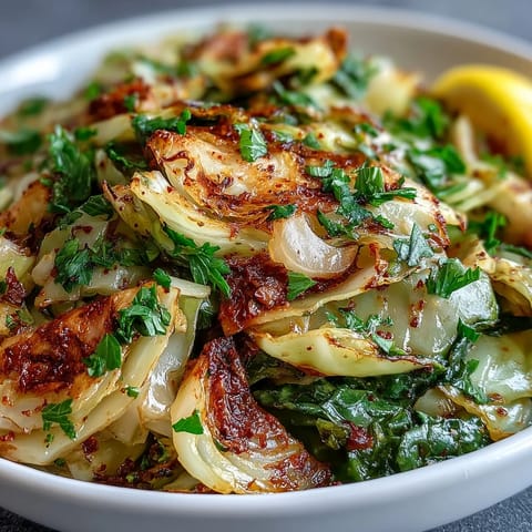 Sautéed Cabbage With Garlic and Spices