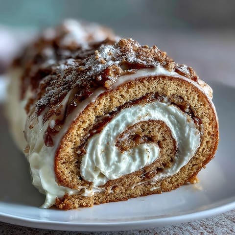 Hojicha Japanese Roll Cake