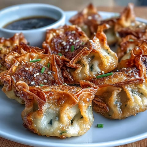 Air Fryer Crispy Dumplings