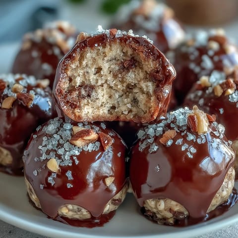 High-protein cookie dough bites made with oats, almond butter, and chocolate chips for a healthy no-bake treat.