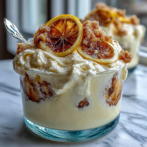 Lemon mousse shortbread crumble #217