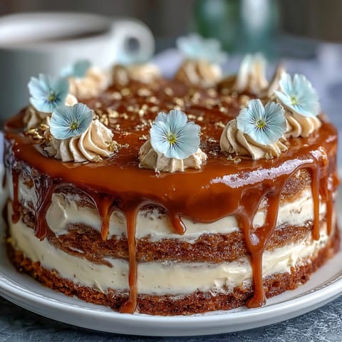 Graduation cake with edible flowers and gold leaf, elegant floral design perfect for celebrating academic achievements.