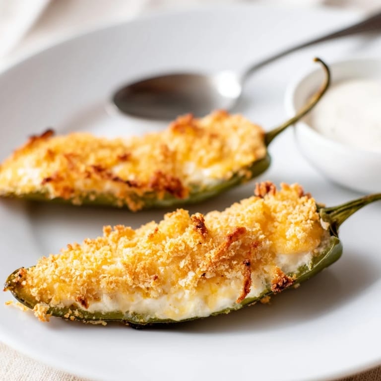Spicy jalapeño poppers, fresh from the fryer, sizzling and waiting to be enjoyed as a crowd-pleasing appetizer.