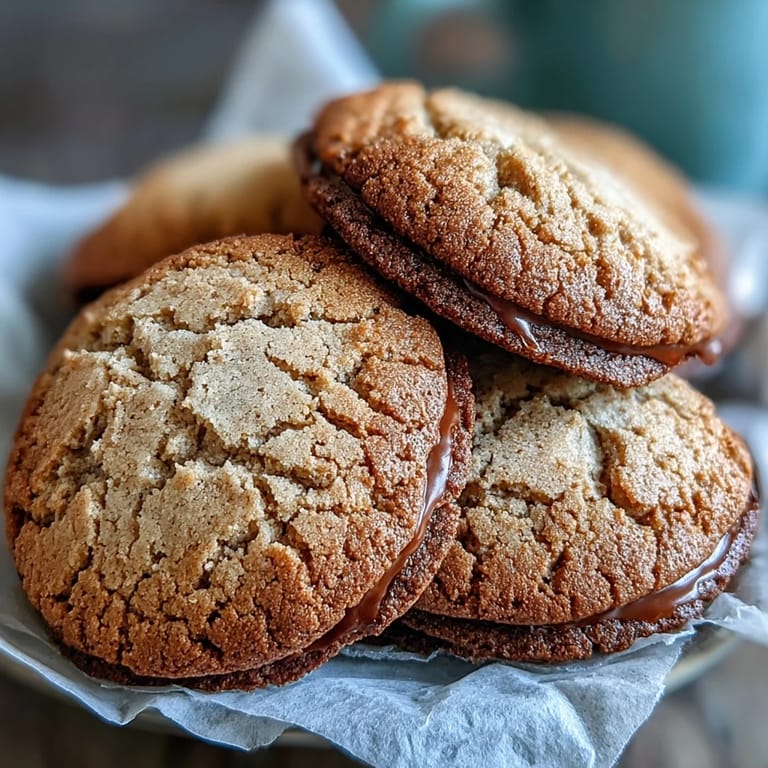 Close-up of tender Hojicha Cookies revealing a crumbly texture and deep brown hue from nutty roasted hojicha powder.