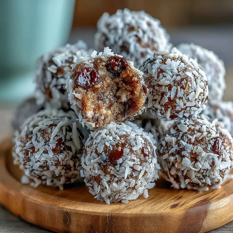 Easy homemade Moose Bites with rich chocolate chips and shredded coconut, ideal for dessert platters.
