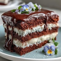 Spring Floral Drip Cake with Lemon Frosting: a beautiful layer cake with zesty lemon frosting, soft vanilla sponge, and vibrant edible flower decoration, topped with a delicate white chocolate drip.